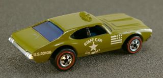 ☆Hot Wheels Redline Olds 442 Army Staff Car INCREDIBLE Tampos 100 ☆ 7