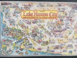 Lake Havasu City Poster.  America’s Home For The London Bridge.