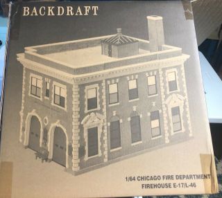 Code 3 Backdraft Chicago Fire Department Firehouse 1/64 9