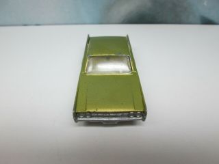Matchbox/ Lesney 31c Lincoln Continental LIME GREEN Black Plastic Wheels Boxed 8
