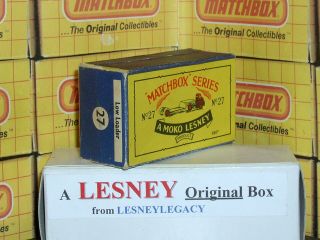 Matchbox Moko Lesney Bedford Low Loader 27b Type B4 Empty Box