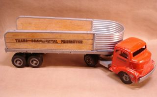 Smith - Miller Truck Trans - Continental Freighter Flat Bed Trailer With Sides