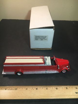 Dehanes Models Usa 332 Fdny Fire Truck American Firehouse Collectionrare 7 1/2”