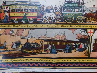 The Londoner ' s Transport Through the Ages Poster (1977) [25x32] 3