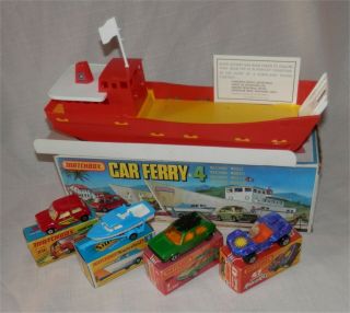 1970s.  Lesney.  Matchbox Superfast G - 7 Car - Ferry Gift Set;. ,  Complete