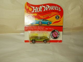 1969/70 Hot Wheels Redline " Torero " W/button Usa Yellow ? Tough Color