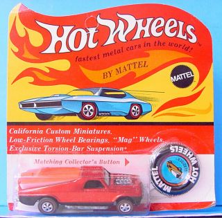 1960s Hot Wheels Redline Seasider Dark Red Us Base Minty Carded