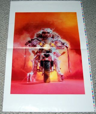 The Muppets Miss Piggy Dream Iv Biker Motorcycle Poster Proof 1980 Scandecor