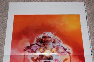 The Muppets MISS PIGGY Dream IV Biker Motorcycle Poster PROOF 1980 Scandecor 2