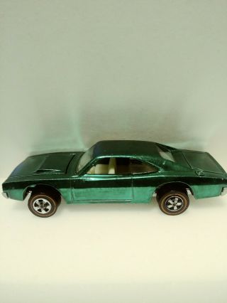 Hot Wheel Redline 1968 Charger Emerald Green Metallic