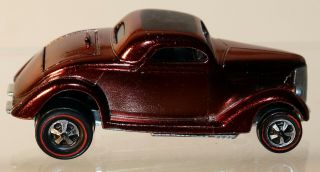 DTE 1969 HOT WHEELS REDLINE 6253 METALLIC BROWN CLASSIC ' 36 FORD W/BLACK INT 2