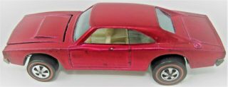 Hot Wheels Redline 1969 Dodge Custom Charger MOPAR - Spectraflame ROSE Near 6