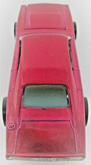 Hot Wheels Redline 1969 Dodge Custom Charger MOPAR - Spectraflame ROSE Near 8