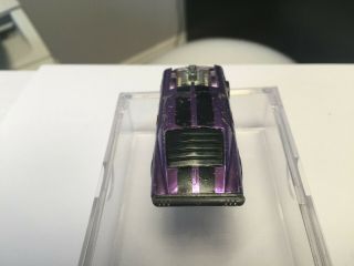 Redline Hotwheels Boss Hoss,  Purple,  Grey Interior.  Rare. 3