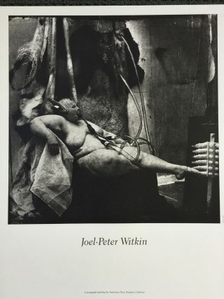 Joel - Peter Witkin - " Sanatorium " Poster - 25in X 20in - Rare/1985