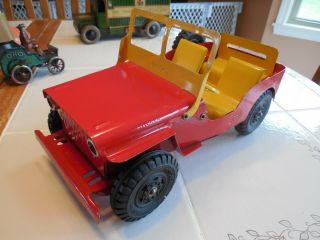 Marx Willys Jeep,  N.  O.  S. ,  Exc.  - Near,  Pressed Steel Posible Marx Prototype