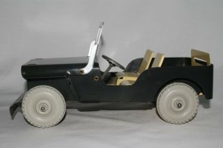 1950 ' s Marx Pressed Steel Willys Jeep with Box, 7