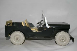 1950 ' s Marx Pressed Steel Willys Jeep with Box, 9