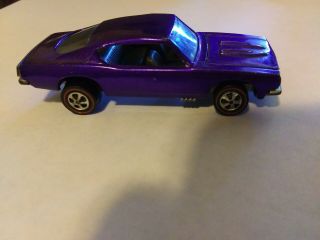 1967 Hot Wheels Redline Custom Barracuda In Purple