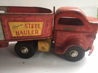 Lincoln Toys Steel Hauler Rare All 22” Canada - Pressed Steel 2