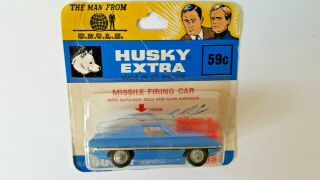 HUSKY EXTRA Models Corgi 1005 The Man From Uncle U.  N.  C.  L.  E.  Car Carded Blister 2