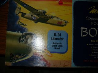 MONOGRAM SPEED BUILT B - 24 BOMBER WOOD STILL IN FACTORY BOX 2
