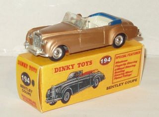Dinky 194 Bentley S2 Sport Coupe/ Box