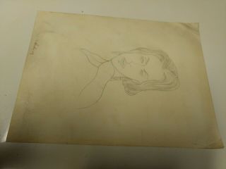 Andy Warhol Portrait of a woman Signed 5