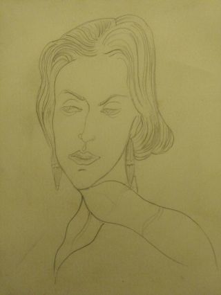 Andy Warhol Portrait of a woman Signed 7