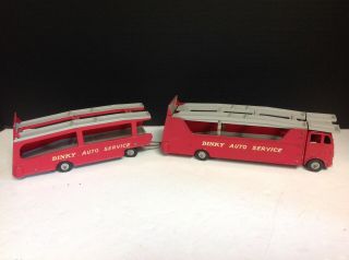 Dinky Toys Car Carrier And Trailer 984 And 985