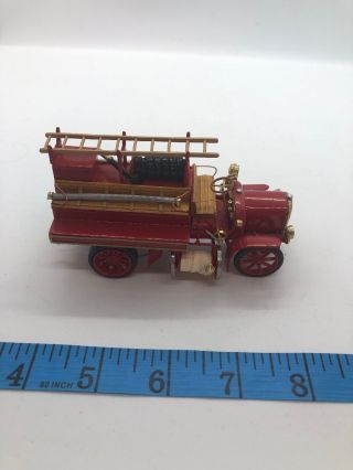 Mcm Vi Queens 1914 Delahaye Fire Truck Engine Pumper Handmade Metal P3 Rare 1:43