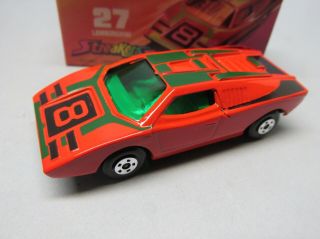 Matchbox Superfast 27B Lamborghini Countach Red /DARK GREEN TEMPA / GREEN WINDOW 4