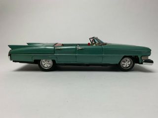 1960 Cadillac Convertible - Bandai Co.  - Tin Vehicles Cars Toy 3