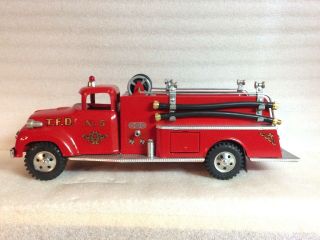 Tonka Custom 1956 - 1957 Pumper Fire Truck With Hydrant