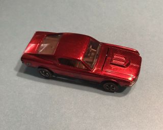 Hot Wheels Redline Brite Red U.  S.  Custom Mustang Display Car?