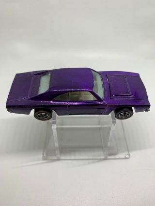 Redline Hot Wheels Custom Dodge Charger,  Purple,  Never Played With 5