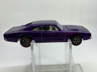 Redline Hot Wheels Custom Dodge Charger,  Purple,  Never Played With 7