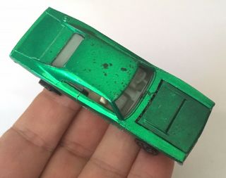 Hot Wheels Redline 1969 US Green Custom Dodge Charger with White Interior 2