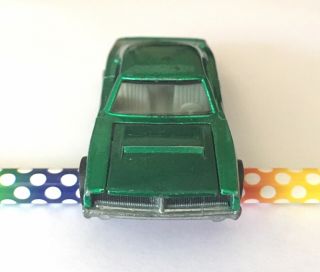 Hot Wheels Redline 1969 US Green Custom Dodge Charger with White Interior 5