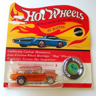 Hot Wheels Redlines - Classic Nomad - Orange - In Blister Pack