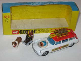 Corgi Toys No.  513 Citroen Safari Alpine Rescue Car Complete With Box 12