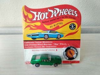 Hot Wheels Redline,  Green Us Custom Mustang,  Blister Pack,  Moc,  Un - Punched