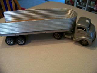 1950 Smith Miller Gmc Silver Streak Semi Truck & Fruehauf Trailer