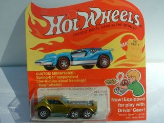 Hot Wheels Redlines Openfire Yellow Blister Pack Un Punched