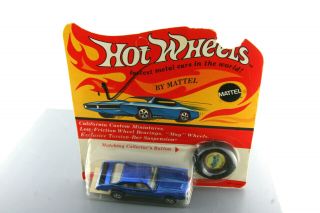 Olds 442 Blue plastic button moc.  Very Moc Hot Wheels Redline: 6