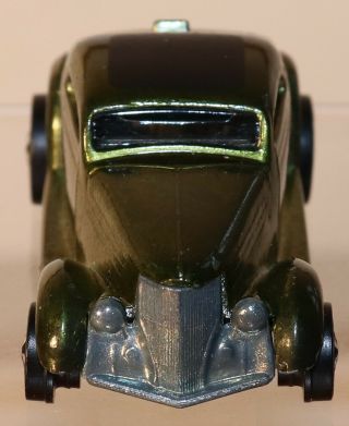 DTE 1969 HOT WHEELS REDLINE 6253 METALLIC OLIVE CLASSIC ' 36 FORD COUPE BLK INT 3