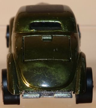 DTE 1969 HOT WHEELS REDLINE 6253 METALLIC OLIVE CLASSIC ' 36 FORD COUPE BLK INT 4