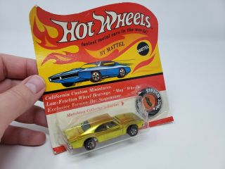 Hot Wheels Redline Custom Charger Yellow Blister Pack Bp