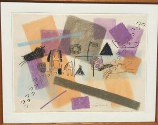 Jaune Quick to See Smith Work Paper Major Woman American Indian Artist 5
