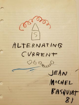 Jean Michel Basquiat Signed,  Oilstick & Graphite Investment Opportunity
